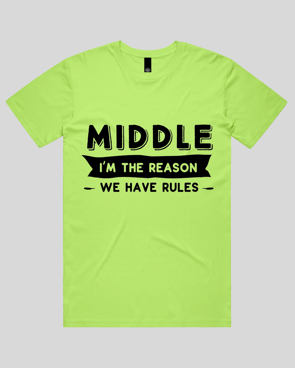 Middle - I'm the reason Men's T-Shirt