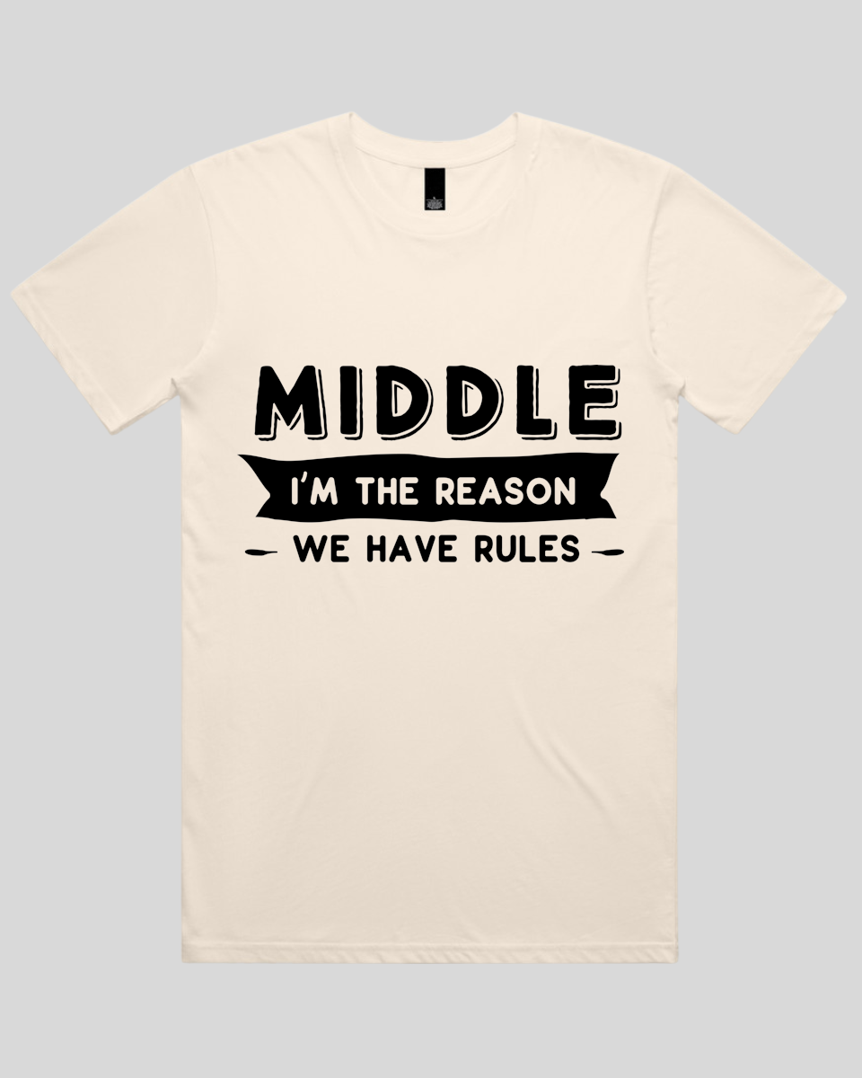 Middle - I'm the reason Men's T-Shirt