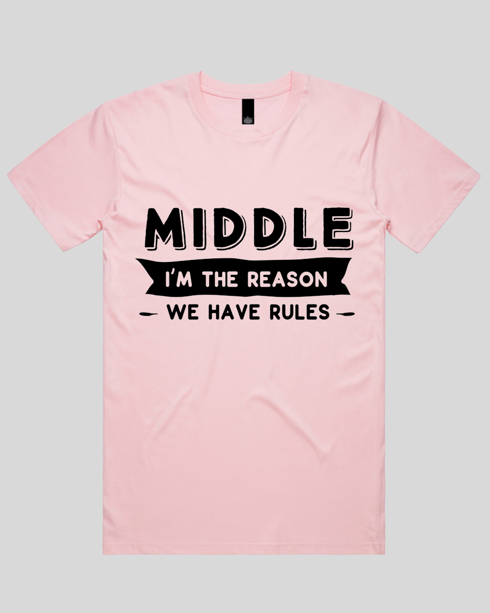 Middle - I'm the reason Men's T-Shirt