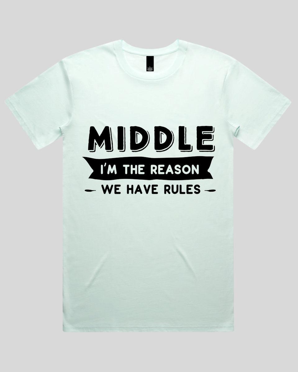 Middle - I'm the reason Men's T-Shirt