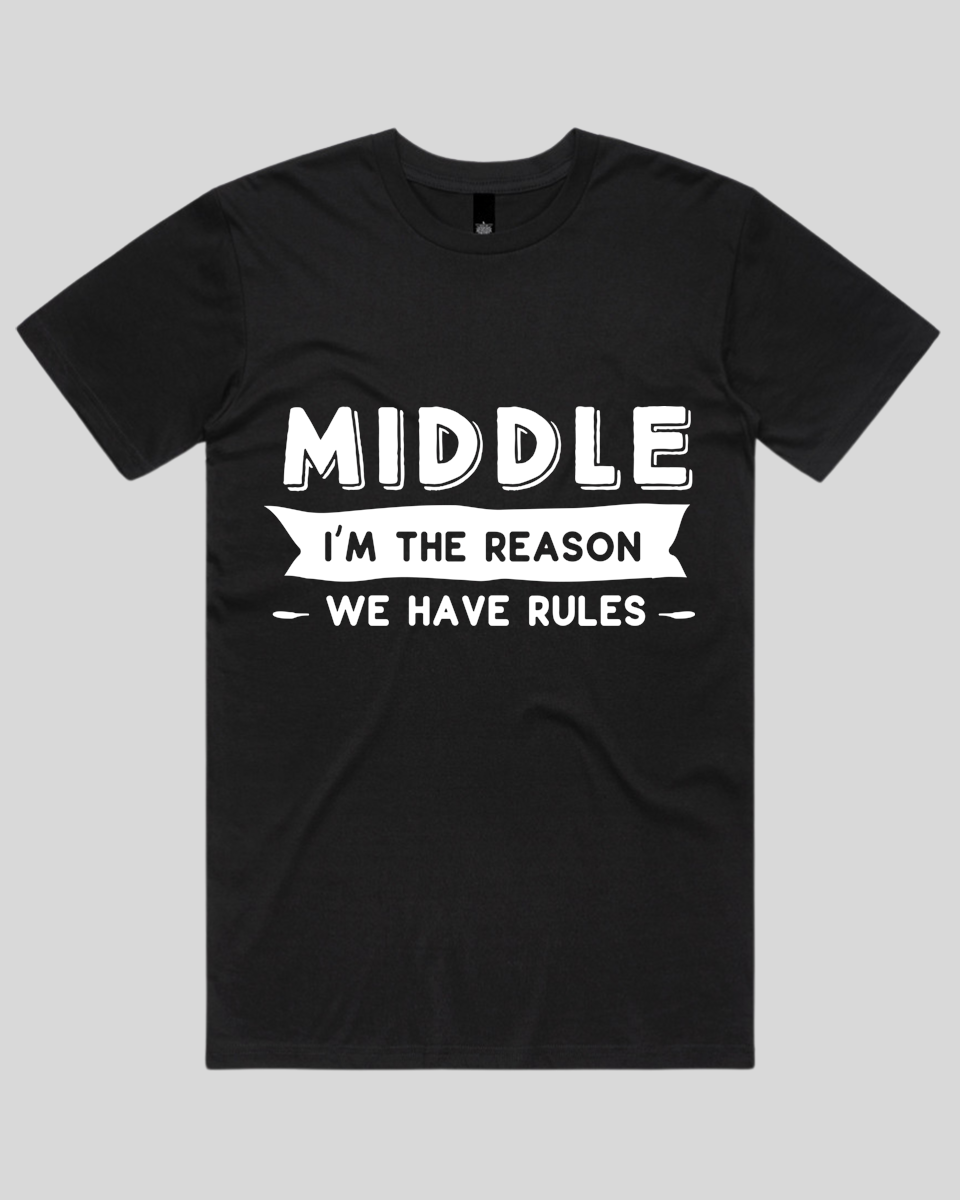 Middle - I'm the reason Men's T-Shirt