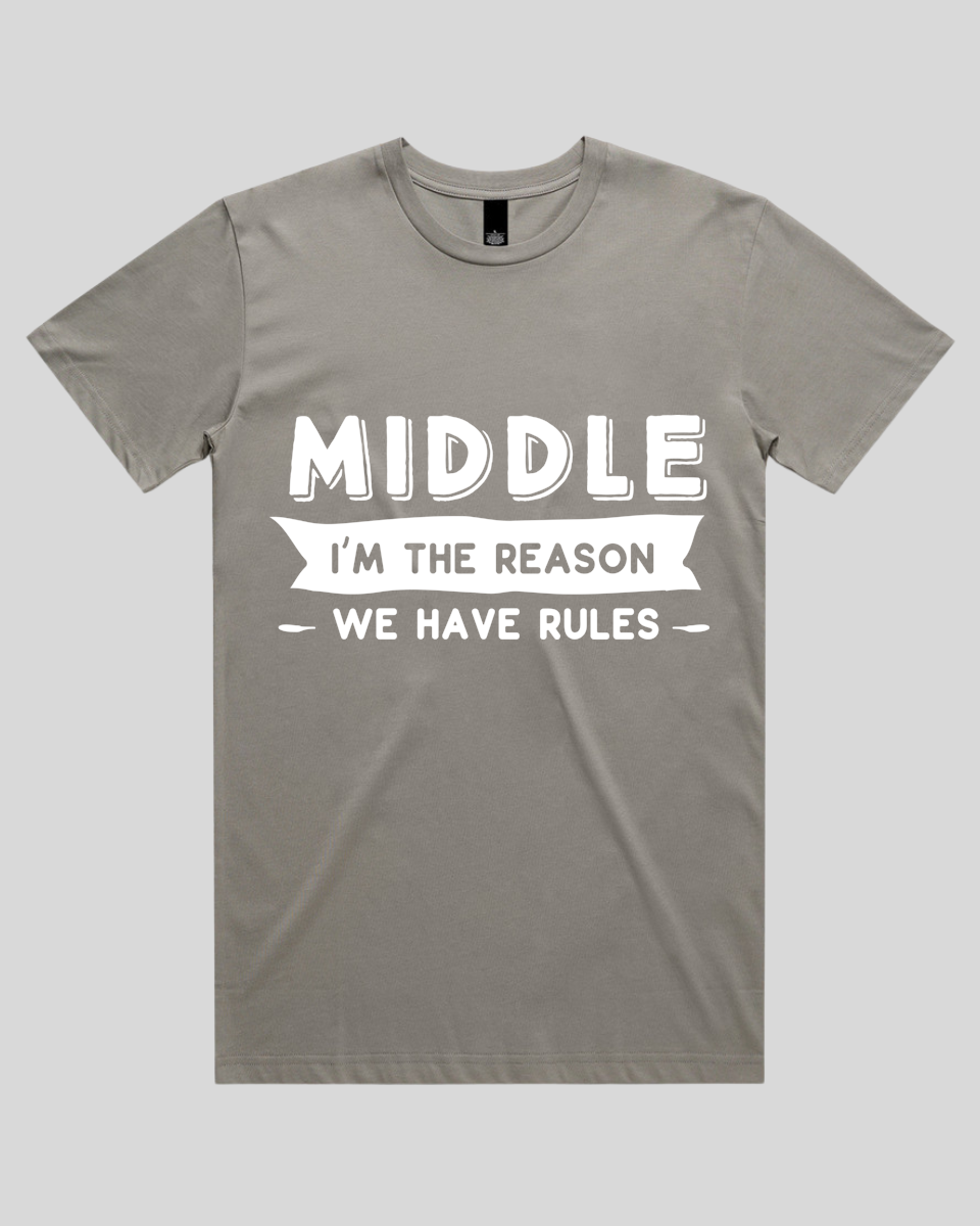 Middle - I'm the reason Men's T-Shirt