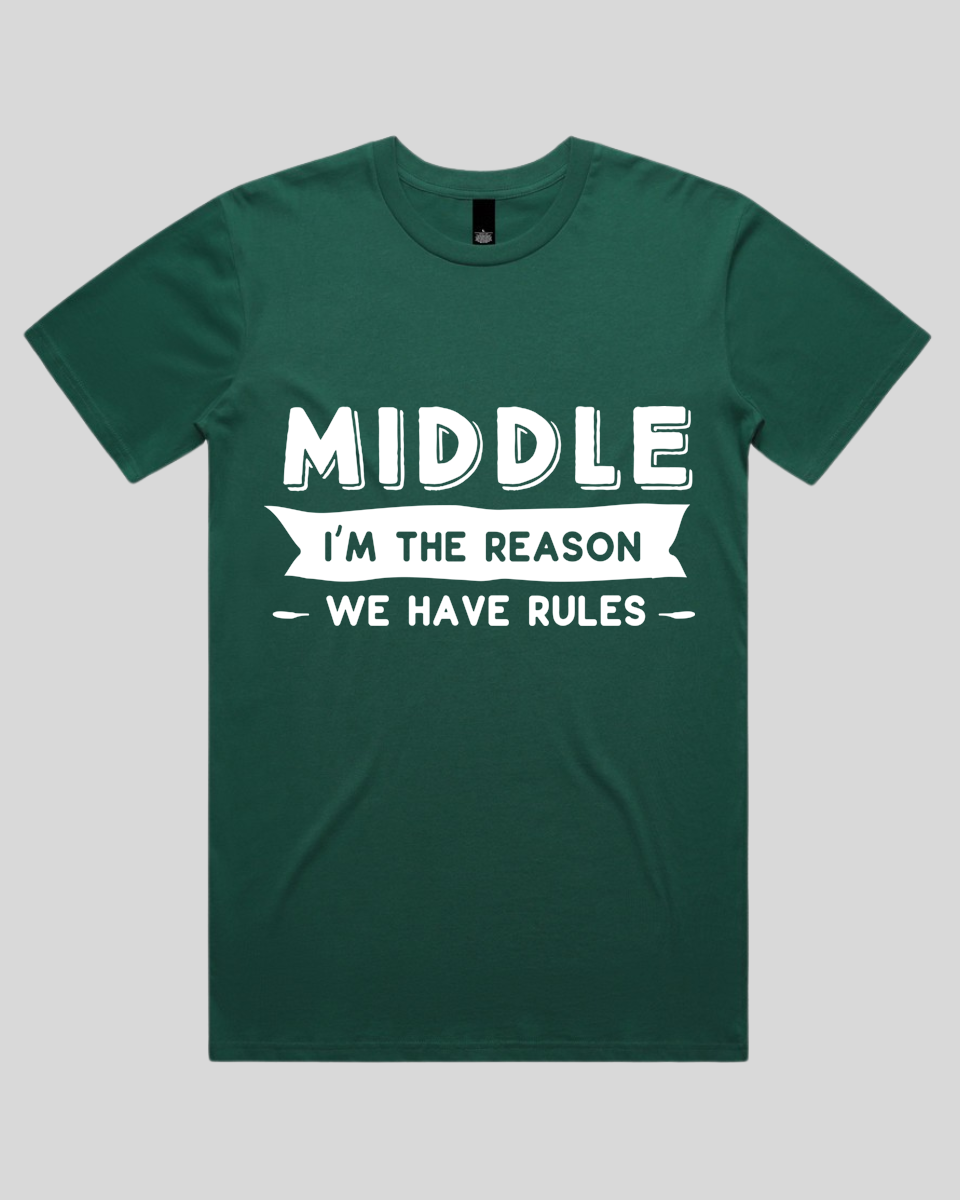 Middle - I'm the reason Men's T-Shirt