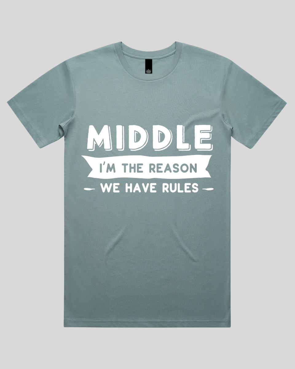 Middle - I'm the reason Men's T-Shirt