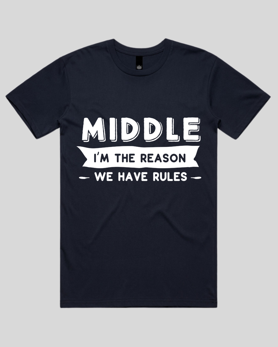 Middle - I'm the reason Men's T-Shirt