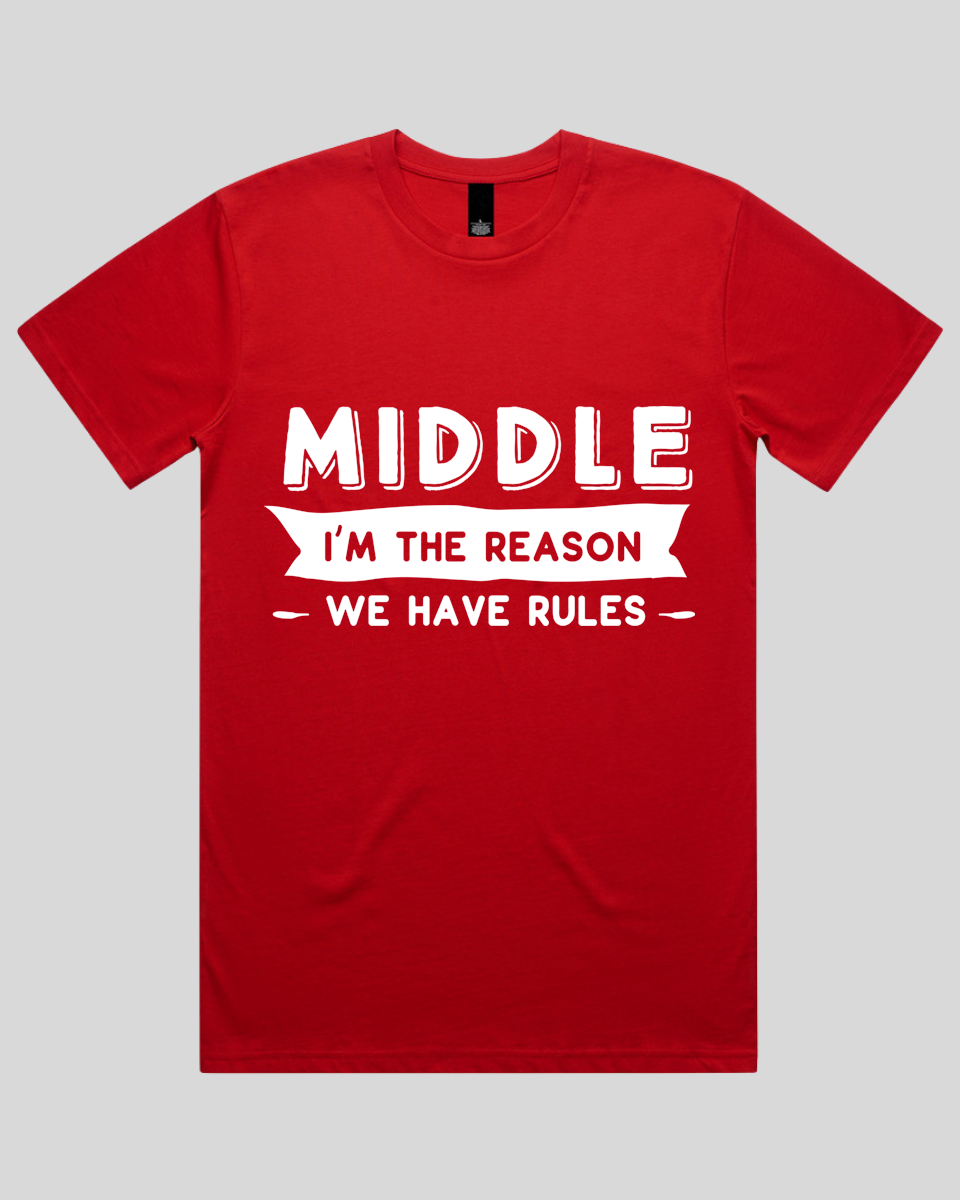 Middle - I'm the reason Men's T-Shirt