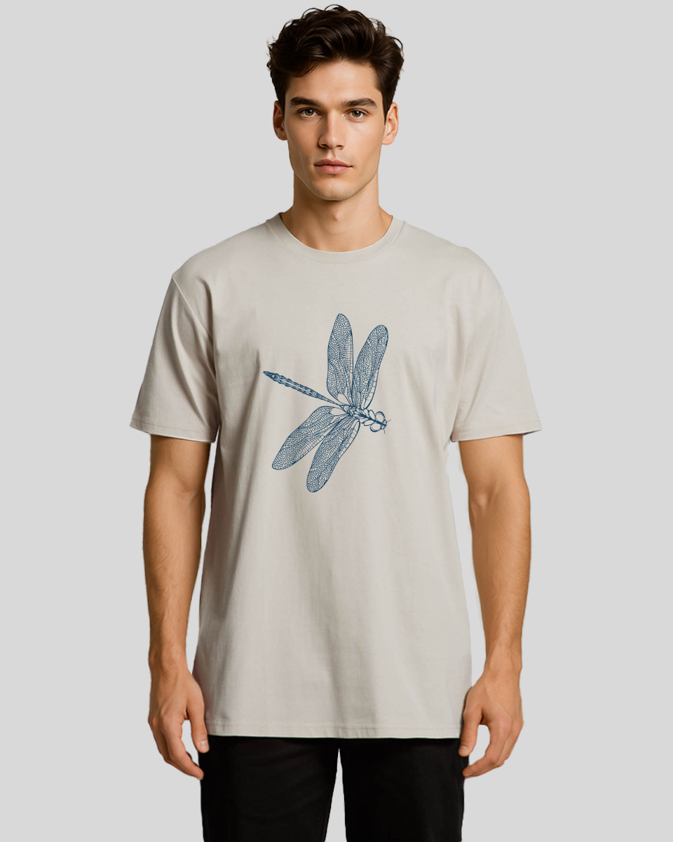 Botanical Dragonfly Art Men's T-Shirt