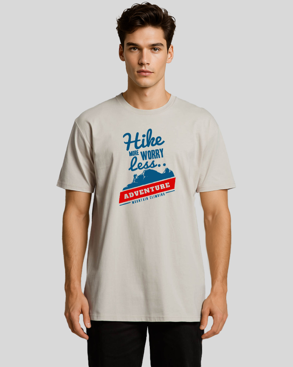 Hike More Worry Less Men's T-Shirt