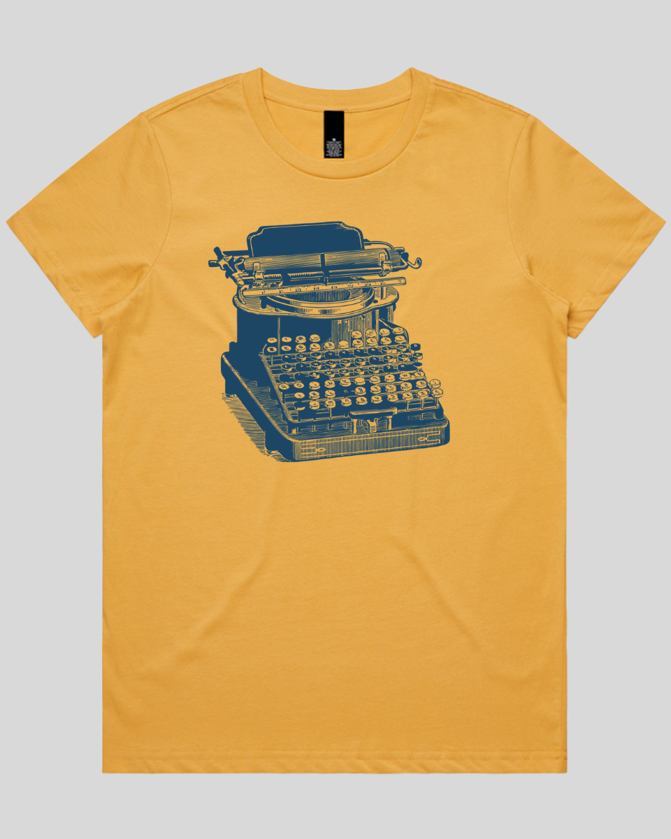 Antique Typewriter Print Women's T-Shirt