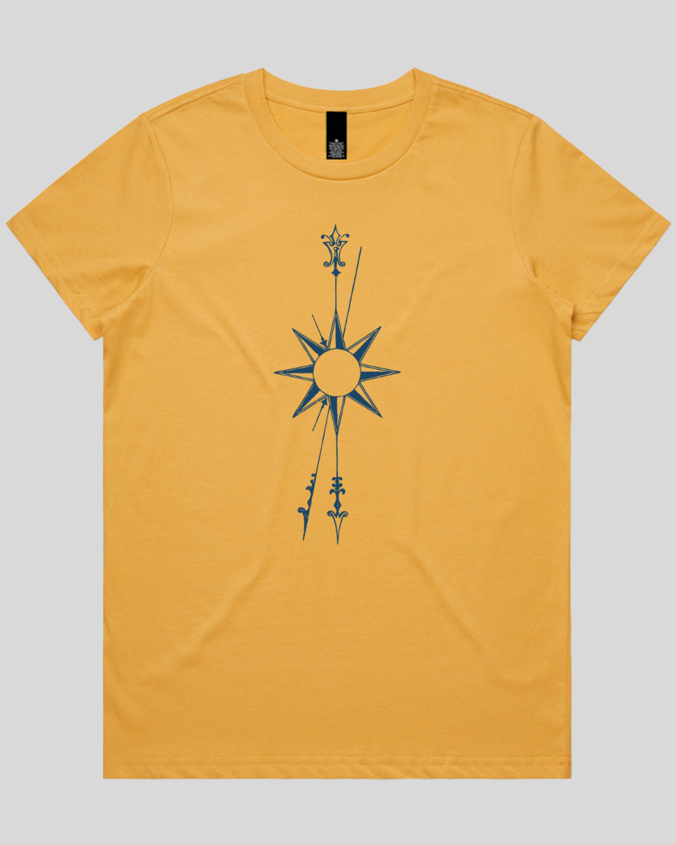 Vertical Compass Rose Women's T-Shirt