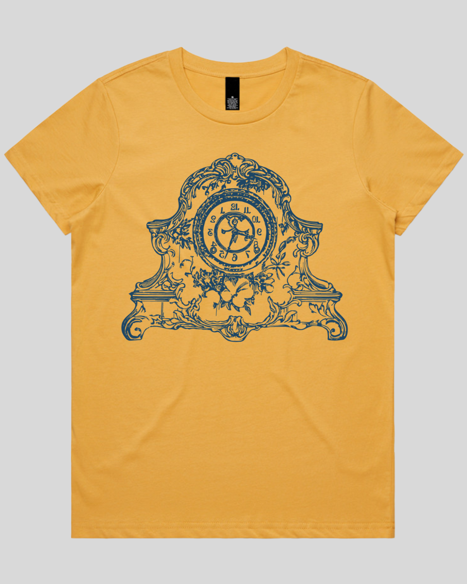 Antique Floral Clock Women's T-Shirt
