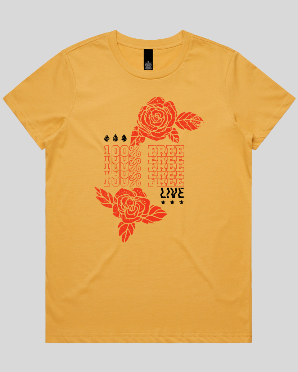 100% Free Bloom Women's T-Shirt