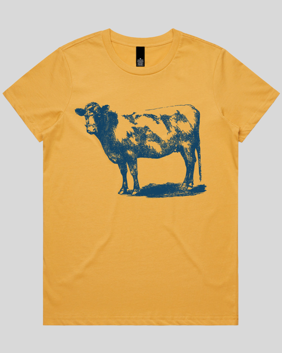 Vintage Farm Cow Women's T-Shirt