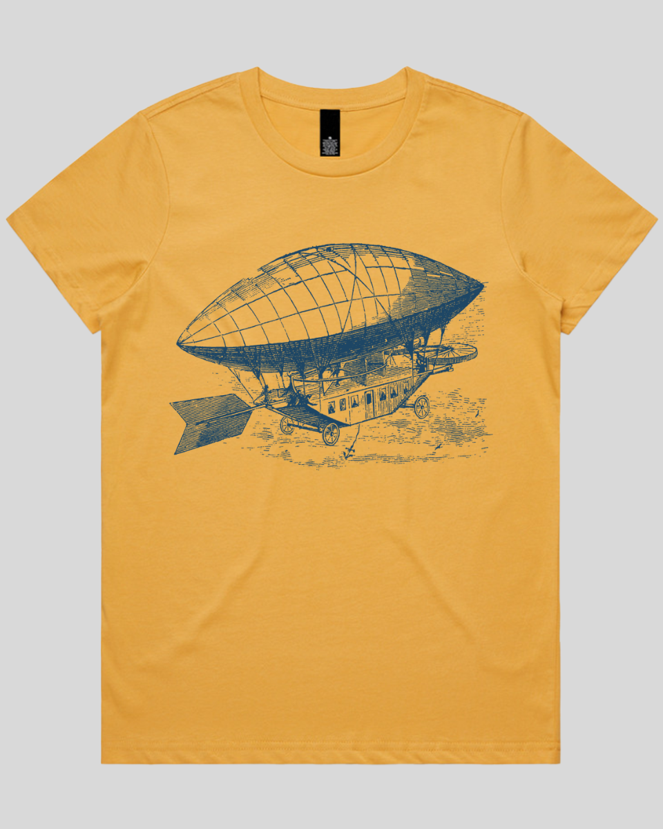 Old World Balloon Sketch Women's T-Shirt