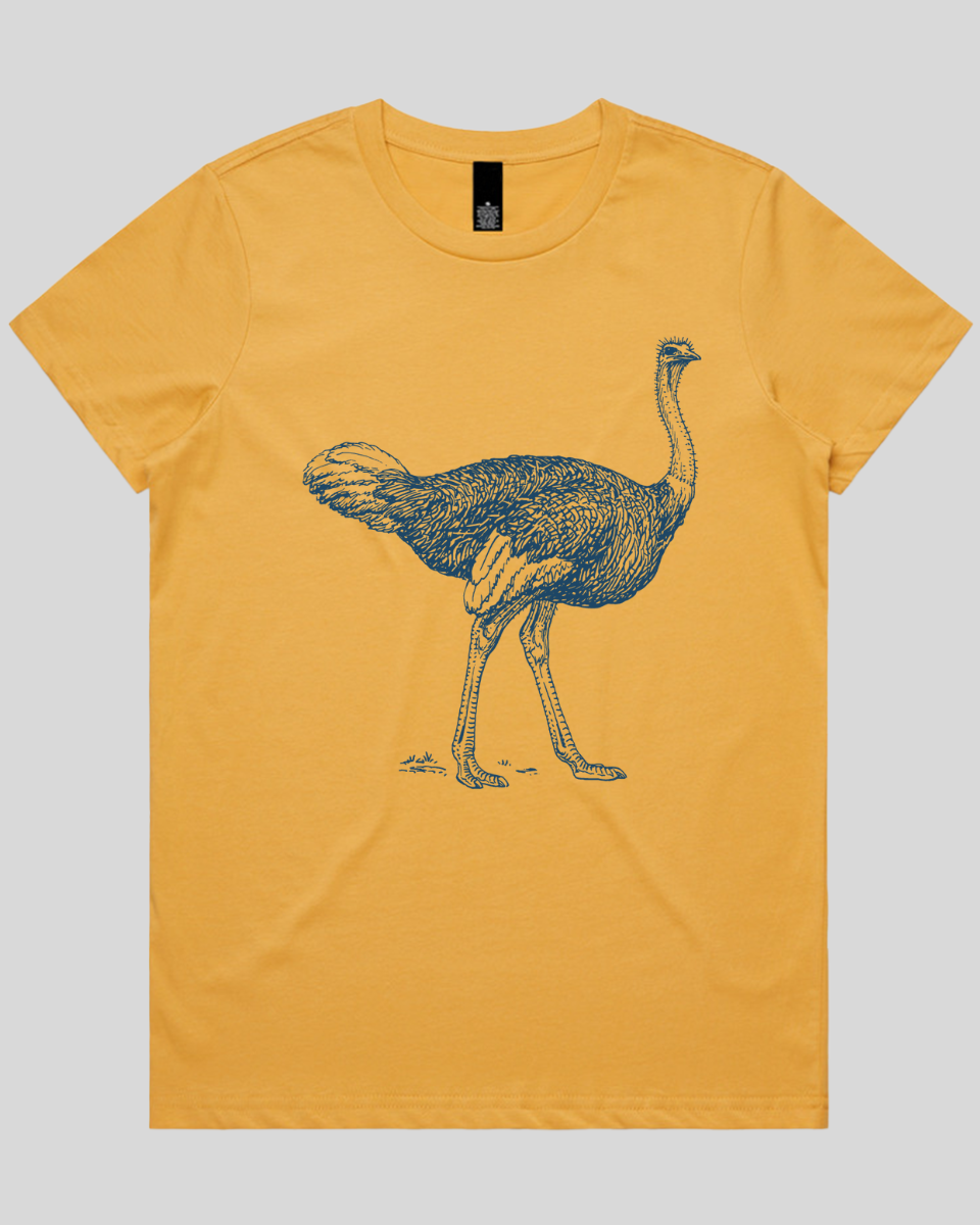African Ostrich Walk Women's T-Shirt