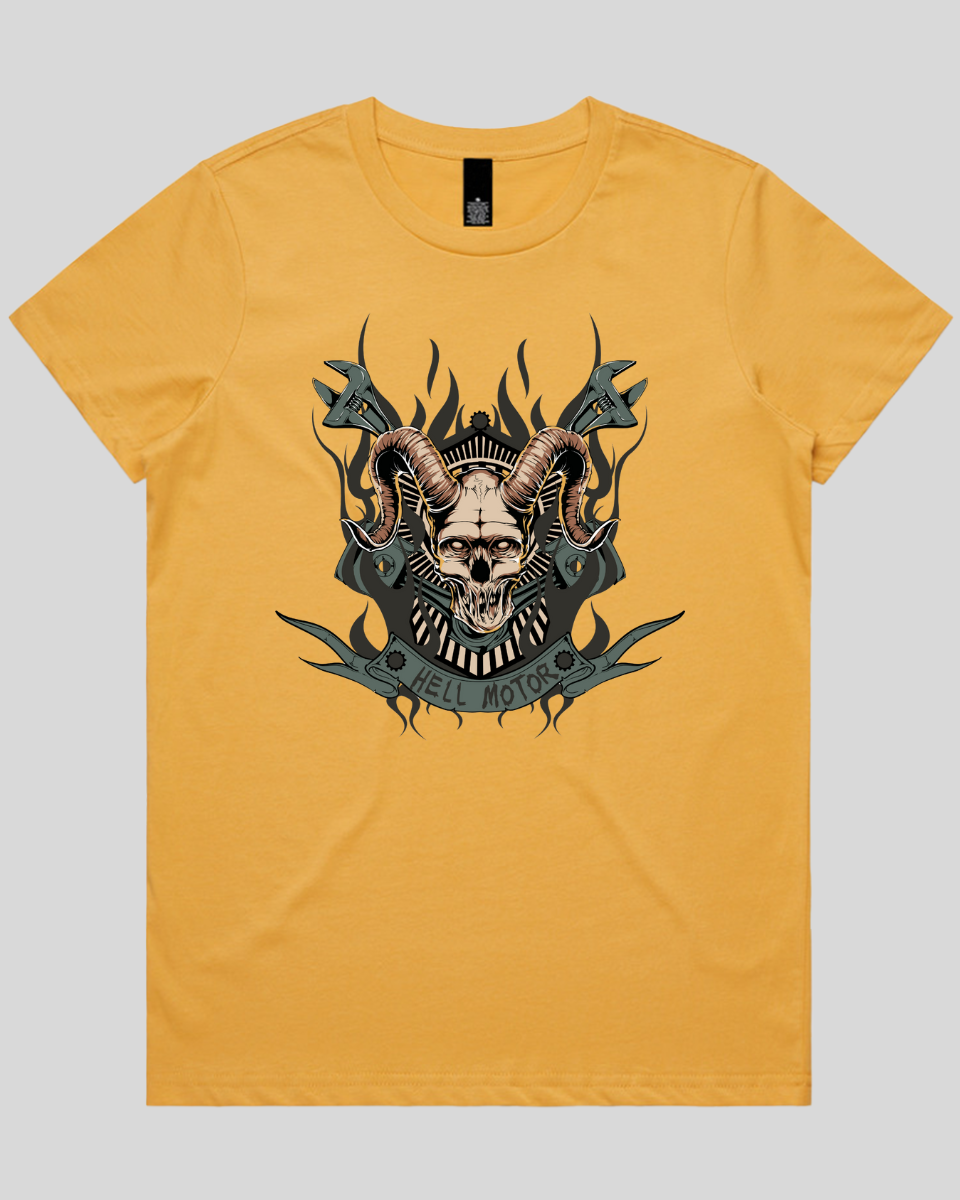 Hell Motor Syndicate Womens T-Shirt