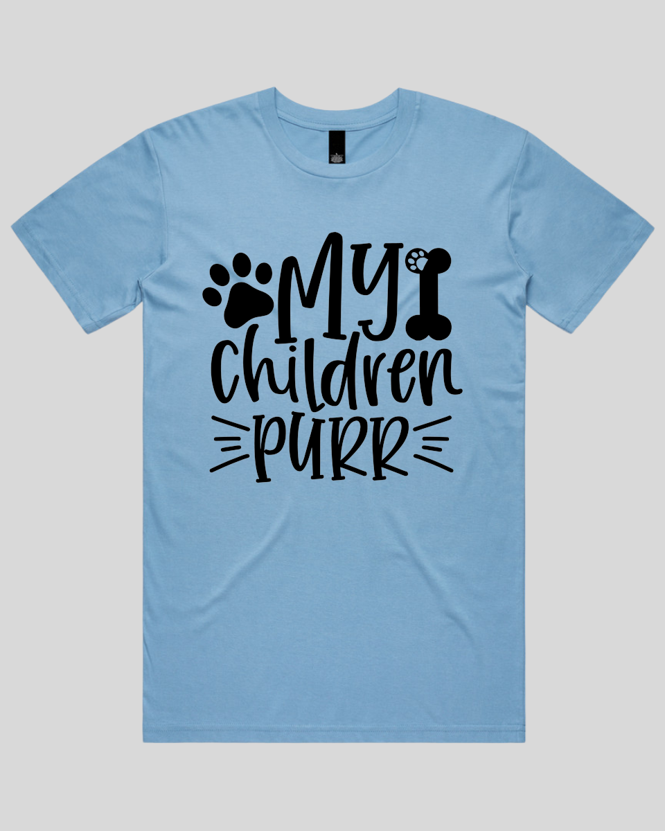 My Children Purr Men's T-Shirt
