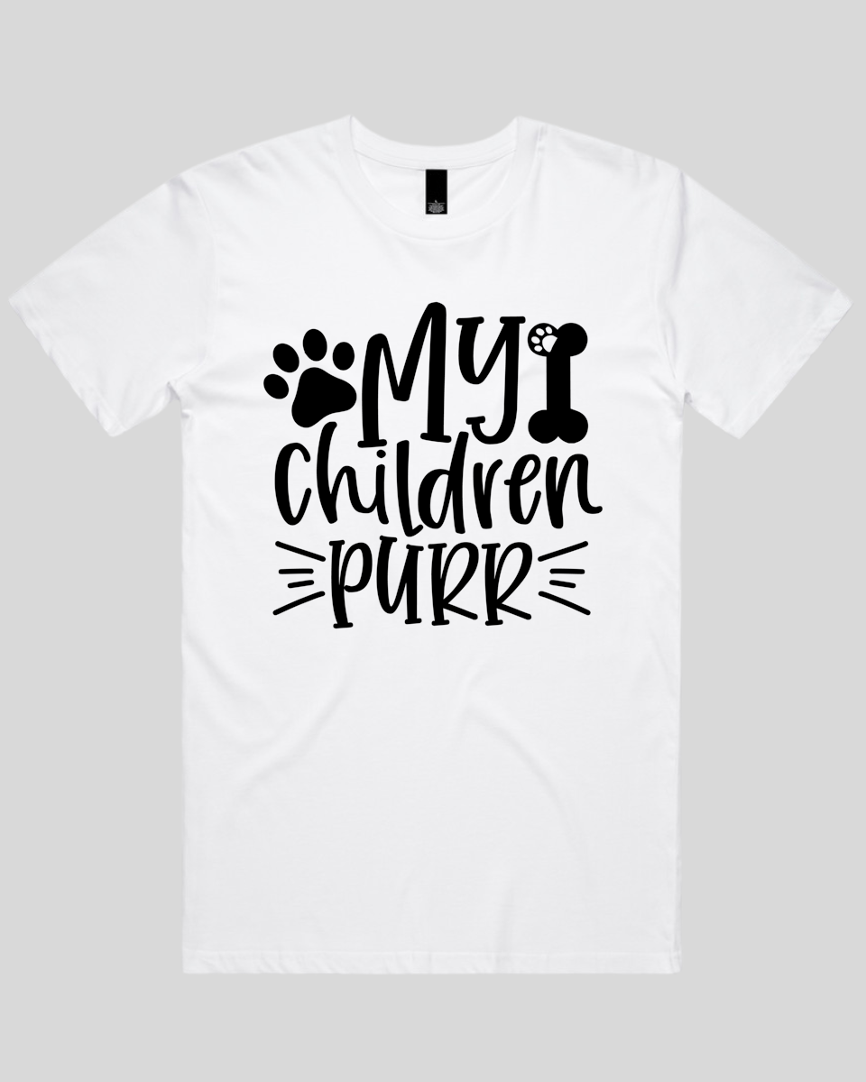 My Children Purr Men's T-Shirt