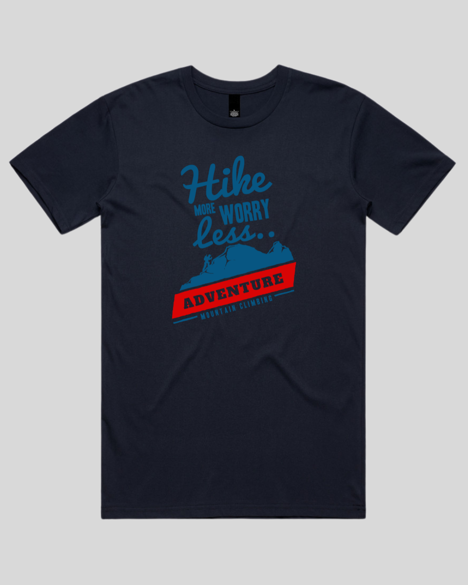 Hike More Worry Less Men's T-Shirt