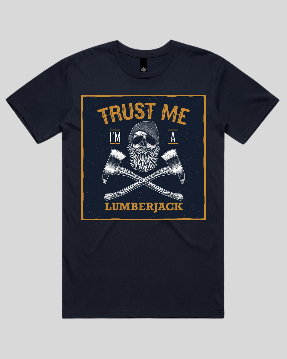 Lumberjack skull 1 Men's T-shirt