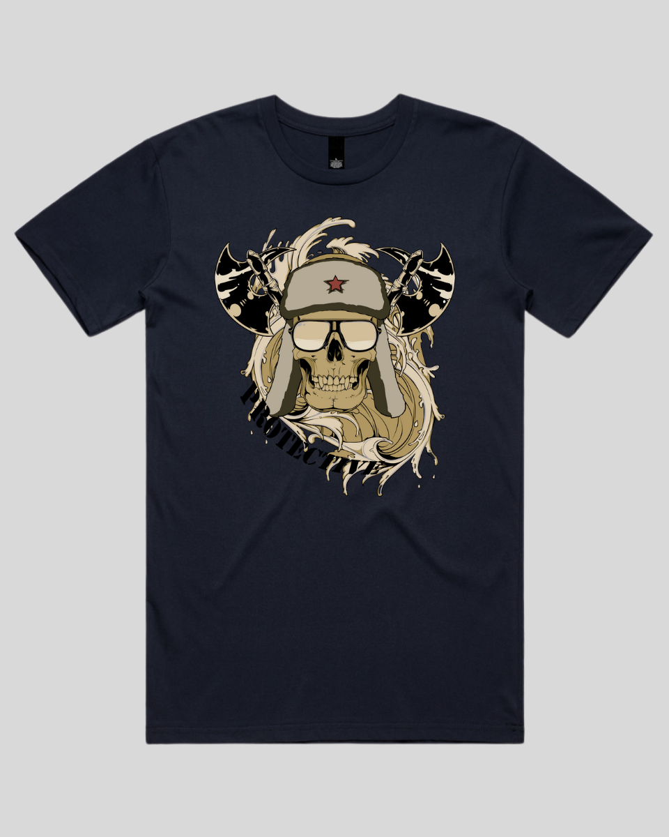 Proactive War Skull Men's T-Shirt