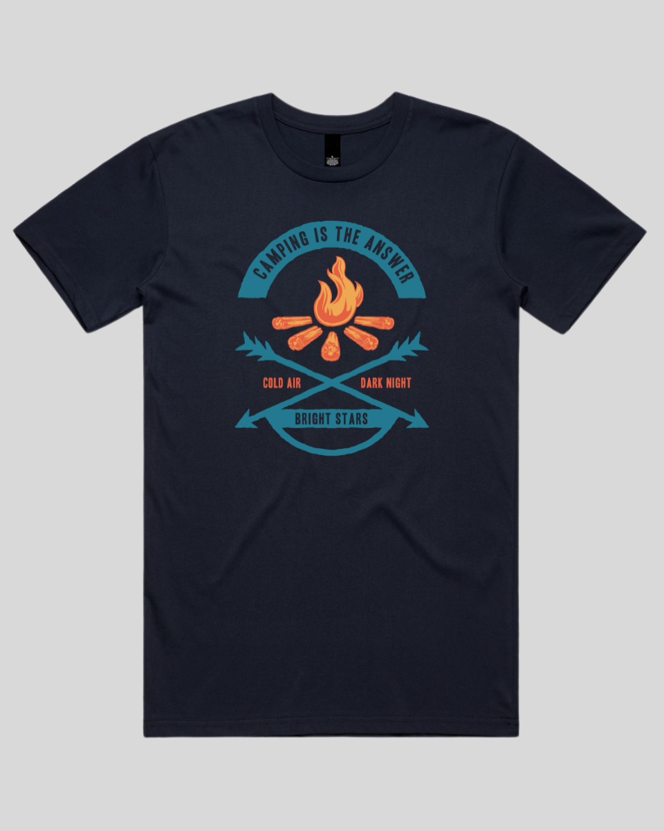 Camping Is The Answer Men's T-Shirt