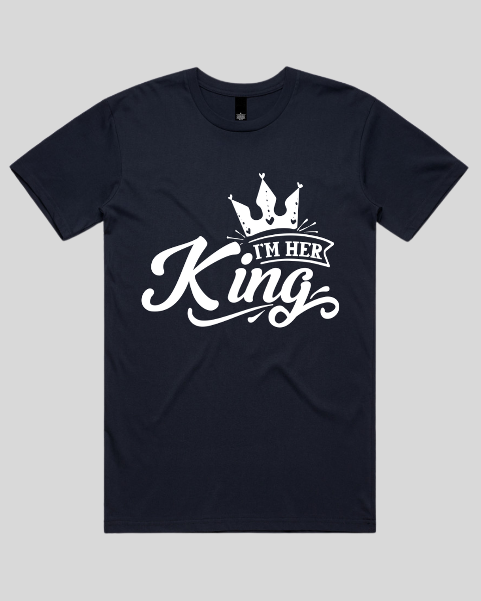 I'm her king Men's T-Shirt