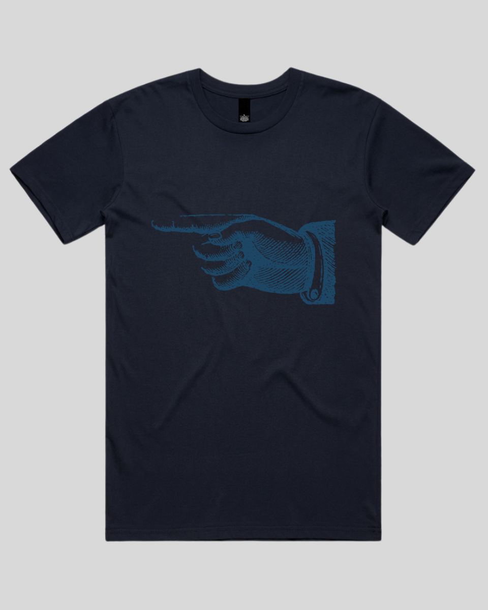 Pointing Finger 2 Men's T-Shirt