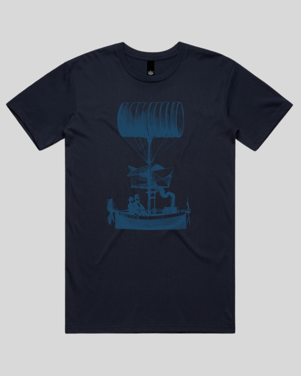 Antique Balloon Boat Men's T-Shirt