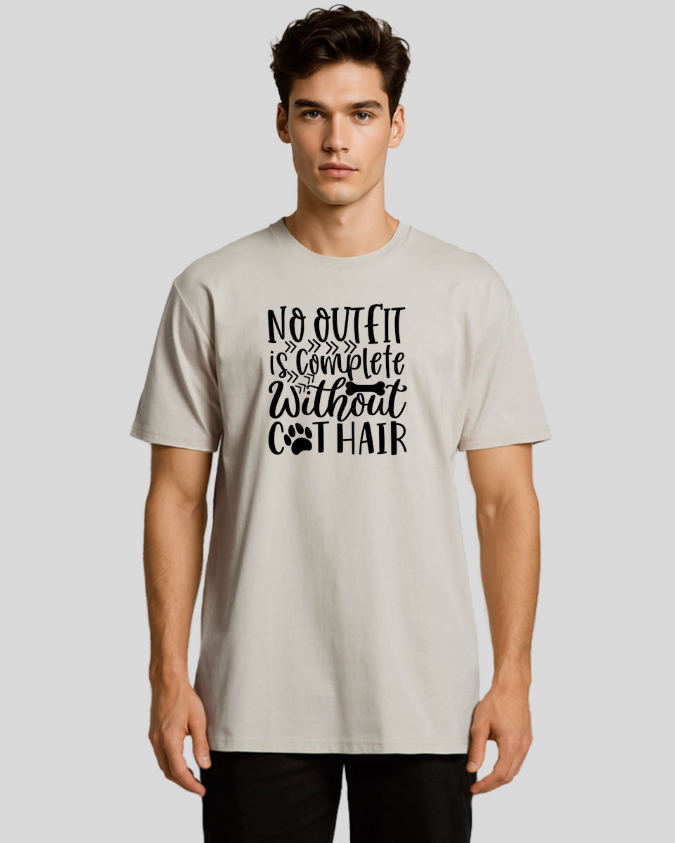 No Outfit is Complete Without Cat Hair Men's T-Shirt