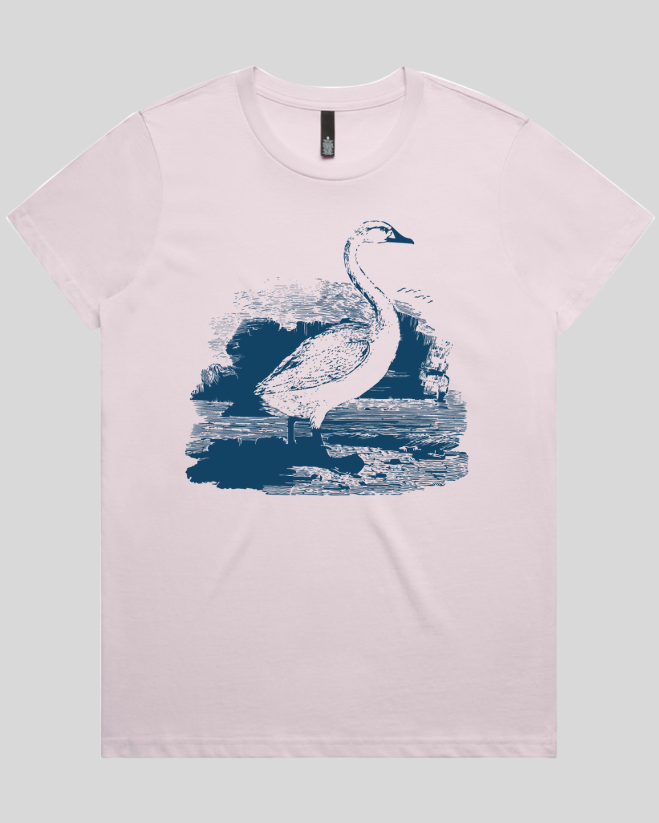 Lakeborn Swan Women's T-Shirt