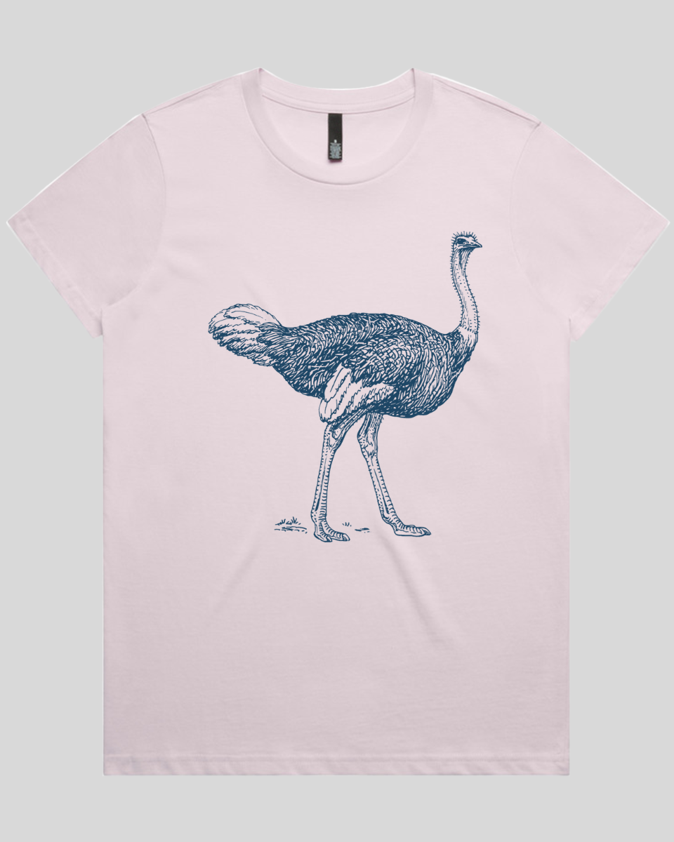 African Ostrich Walk Women's T-Shirt