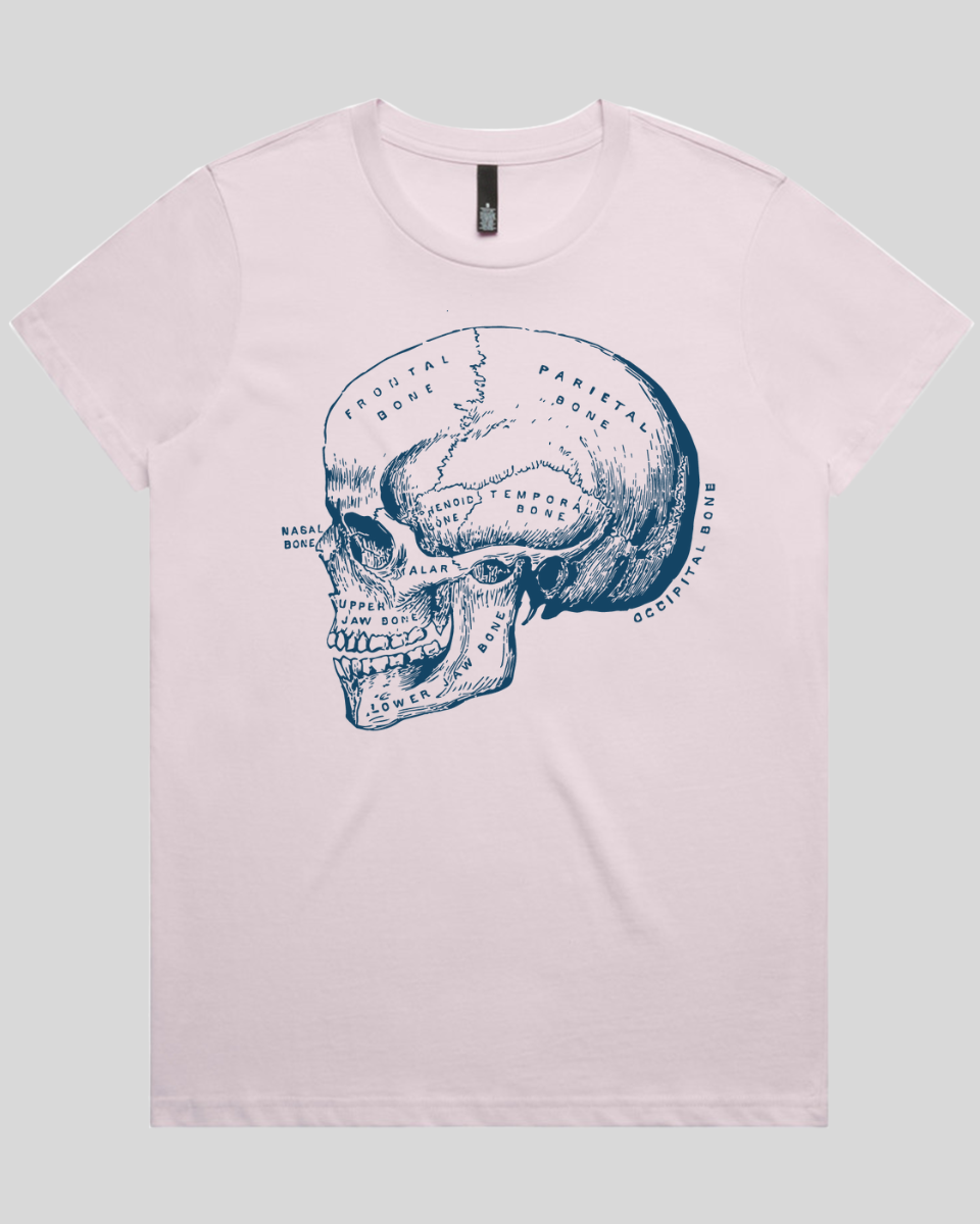 Blueprint Skull Women's T-Shirt