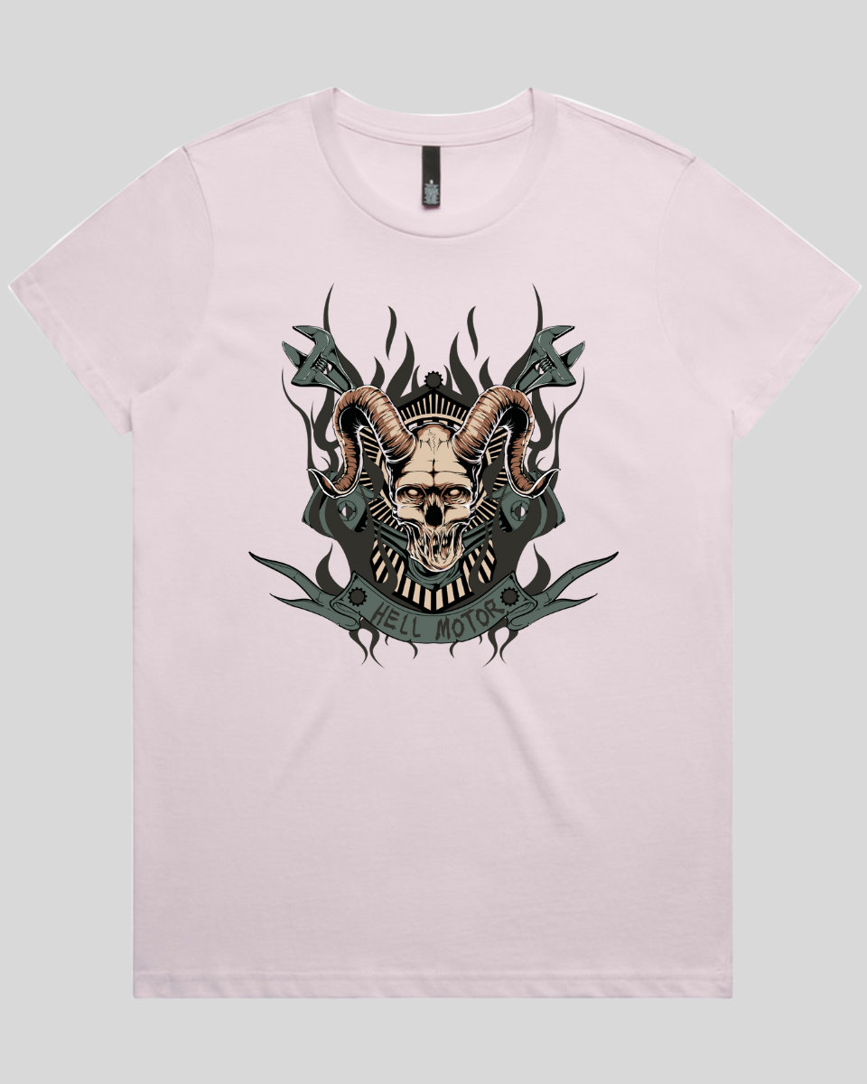 Hell Motor Syndicate Womens T-Shirt