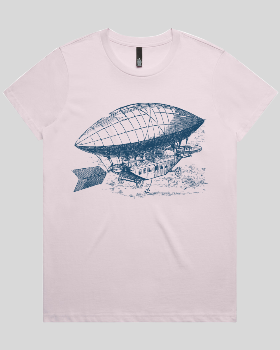 Old World Balloon Sketch Women's T-Shirt