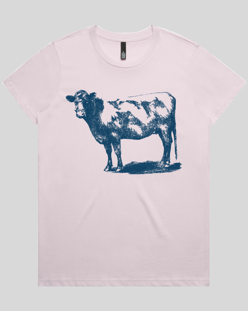 Vintage Farm Cow Women's T-Shirt
