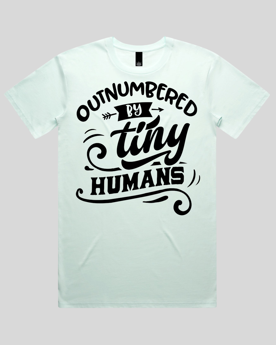 Outnumbered by tiny humans Men's T-Shirt