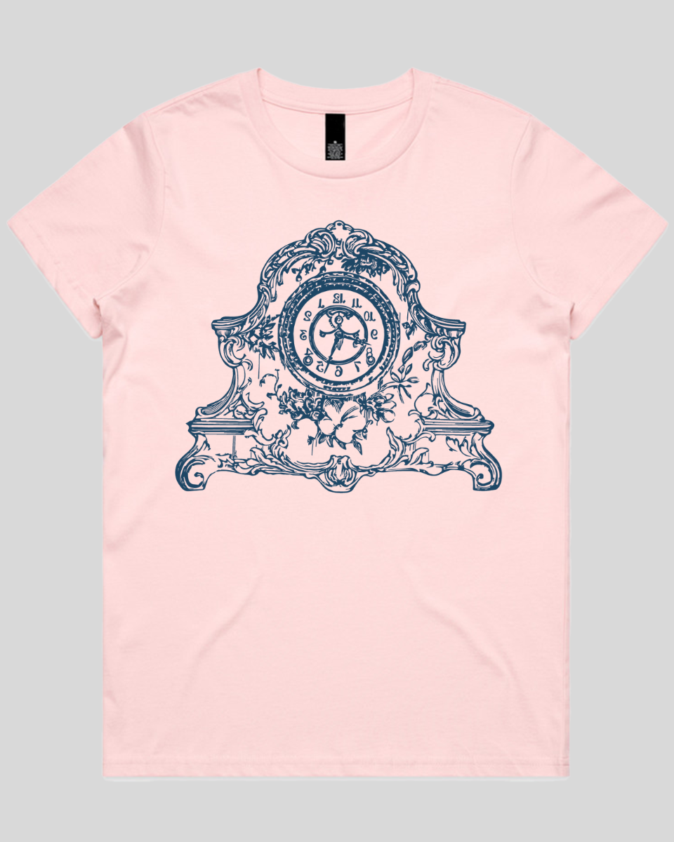 Antique Floral Clock Women's T-Shirt