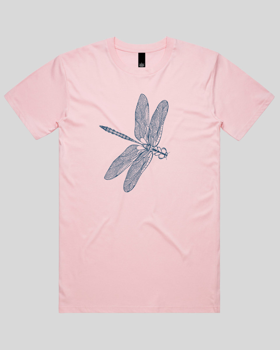 Botanical Dragonfly Art Men's T-Shirt