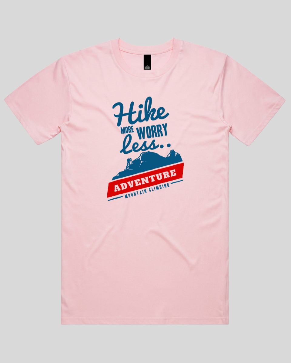 Hike More Worry Less Men's T-Shirt
