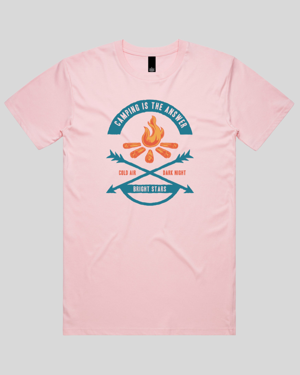 Camping Is The Answer Men's T-Shirt