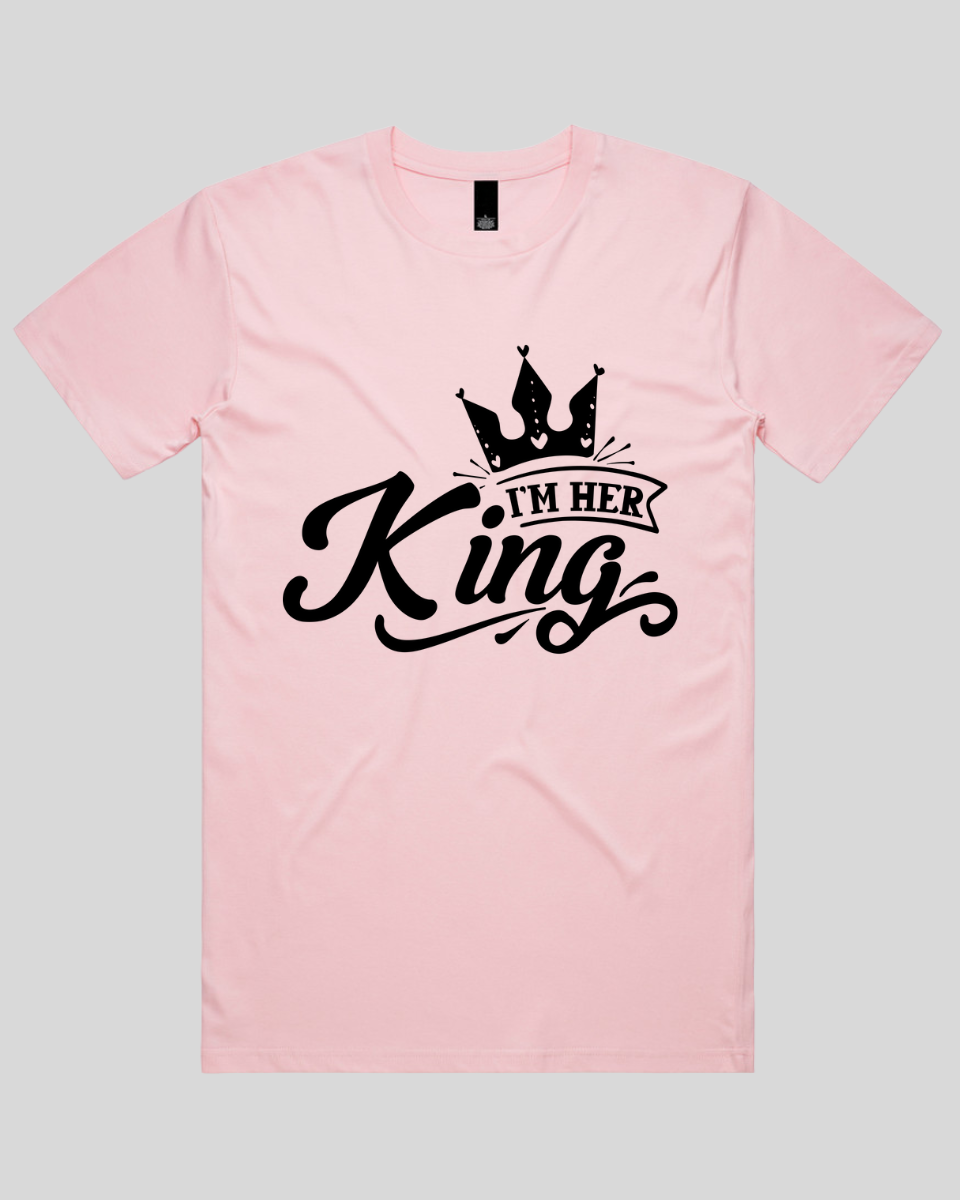 I'm her king Men's T-Shirt