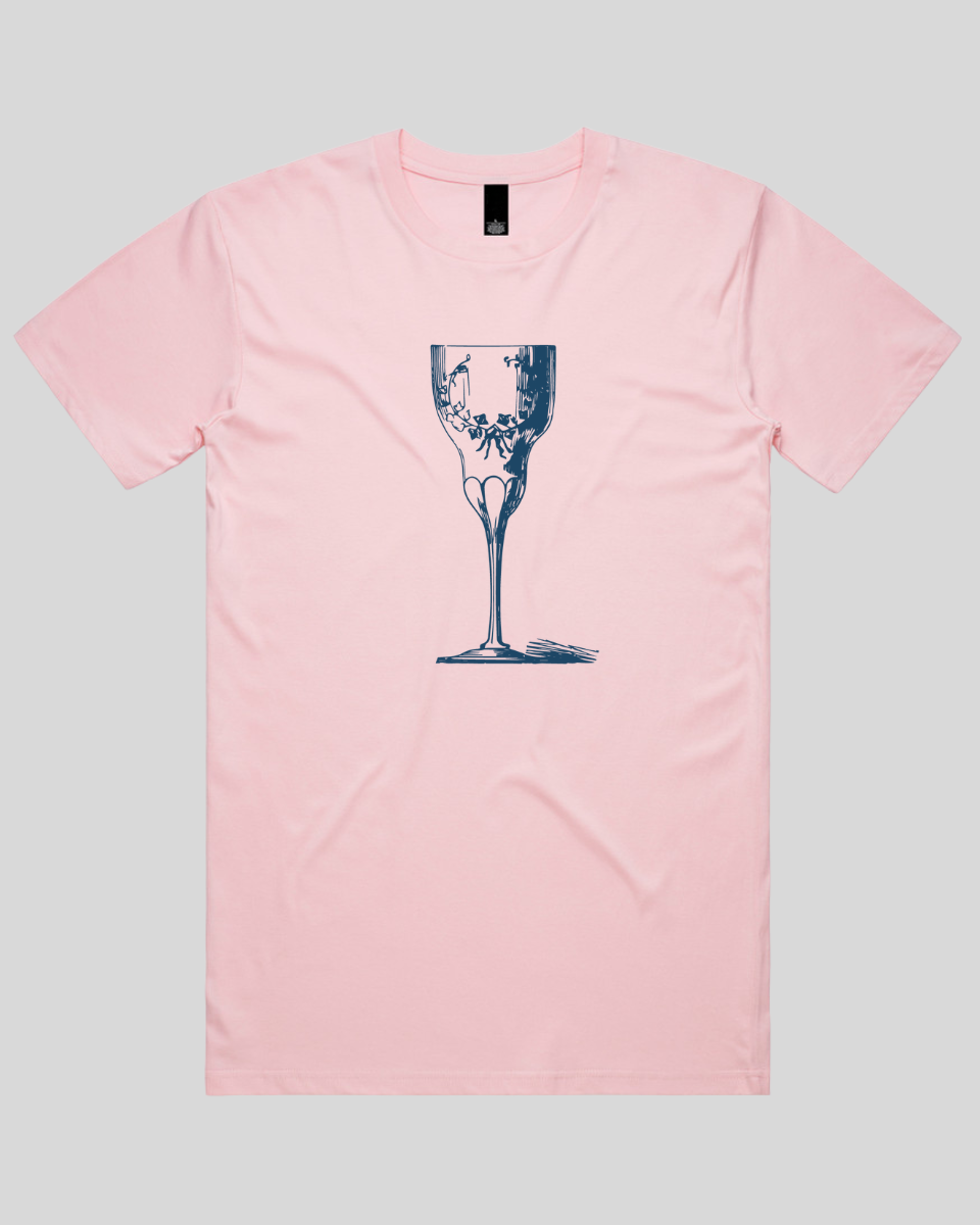 Laced Vine Crystal Glass Men's T-Shirt