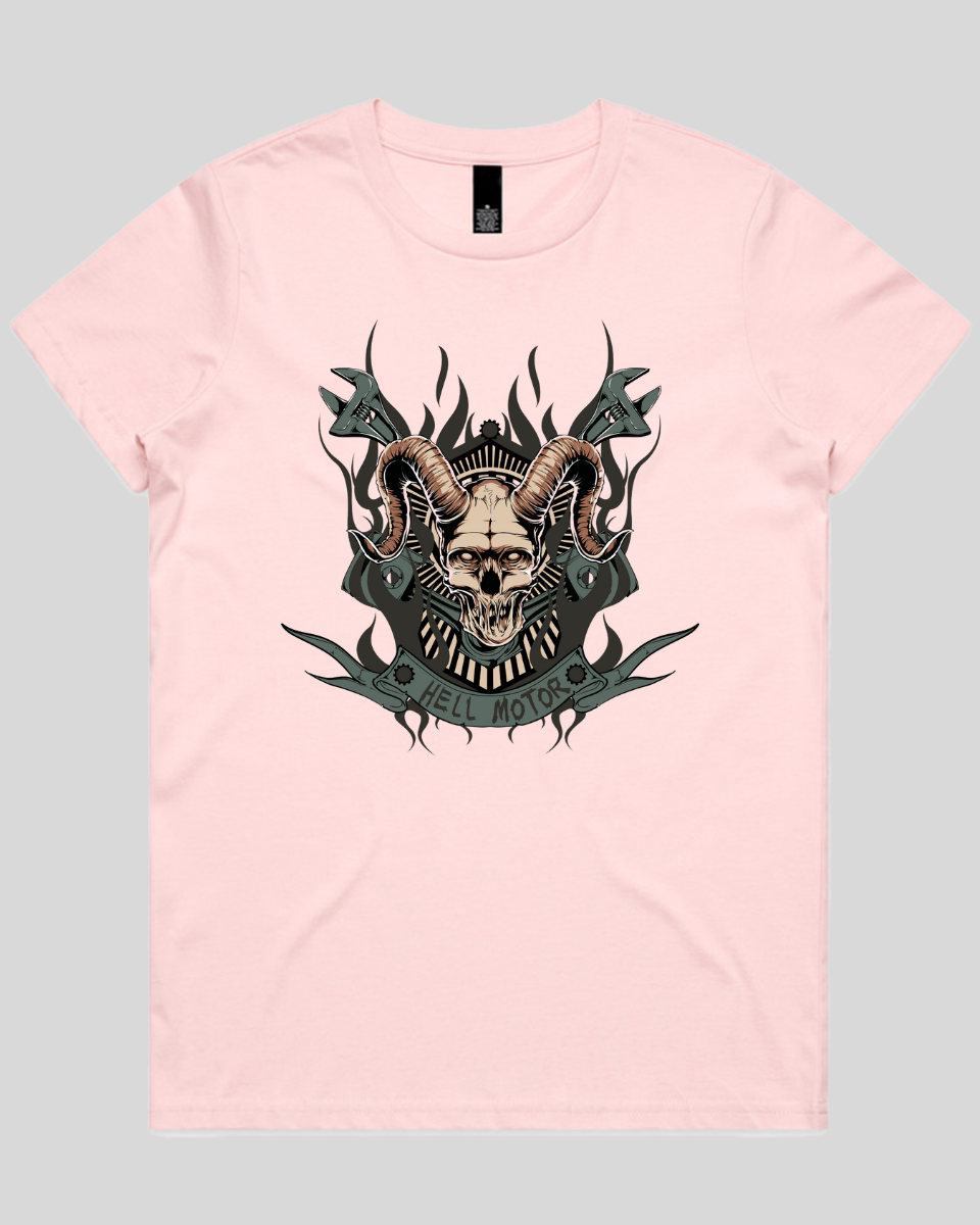 Hell Motor Syndicate Womens T-Shirt