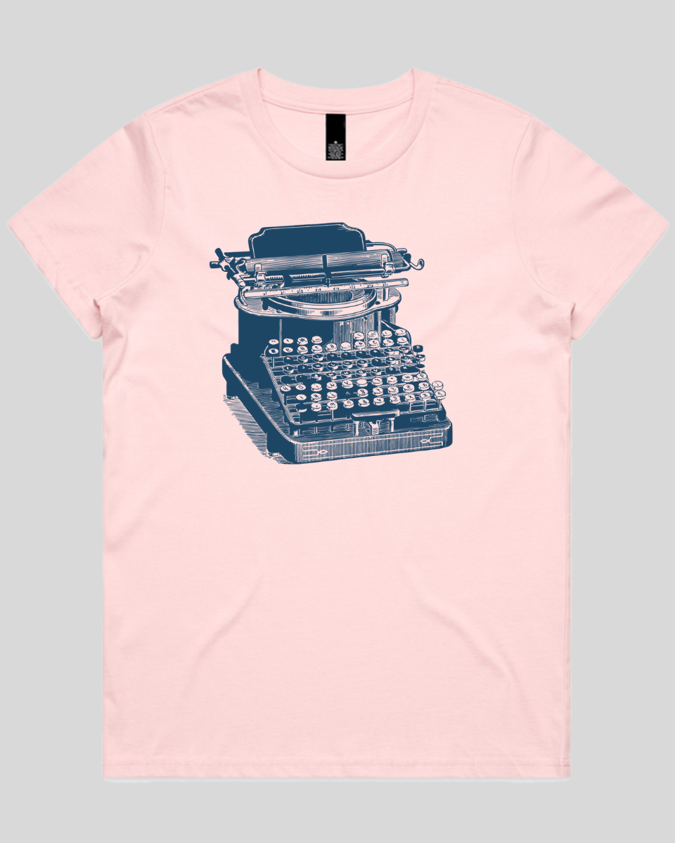 Antique Typewriter Print Women's T-Shirt
