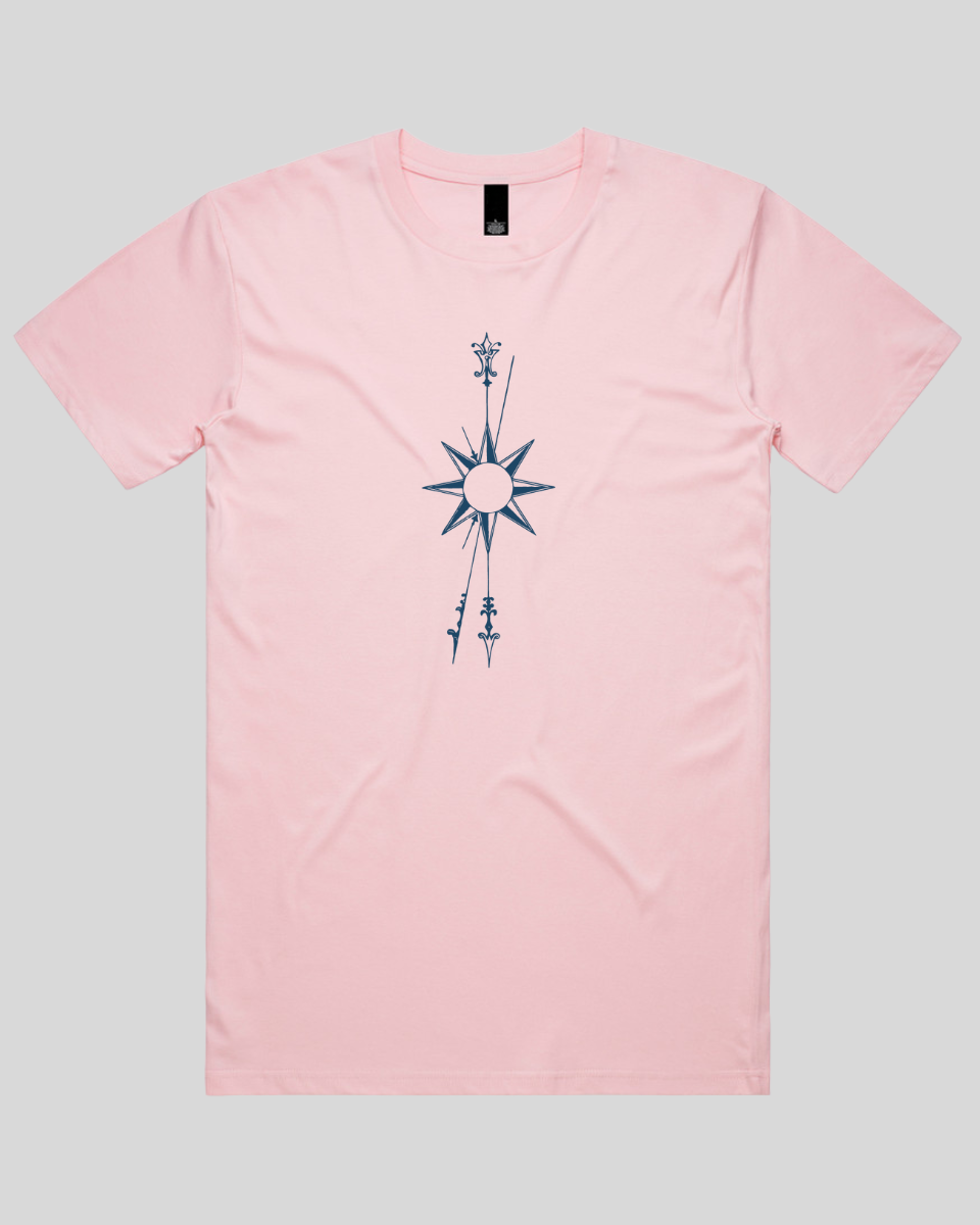 Vertical Compass Rose Men's T-Shirt