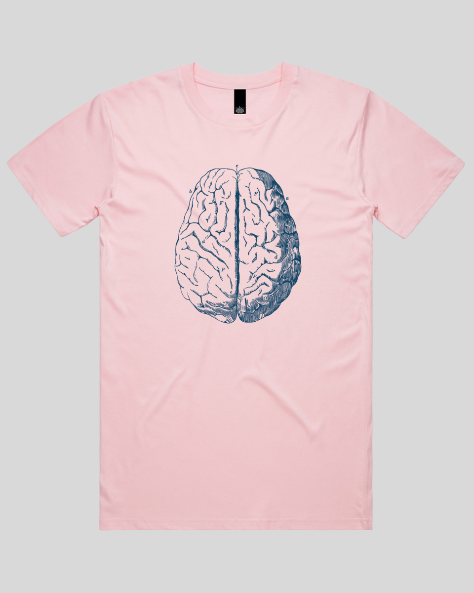 Vintage Brain Diagram Men's T-Shirt