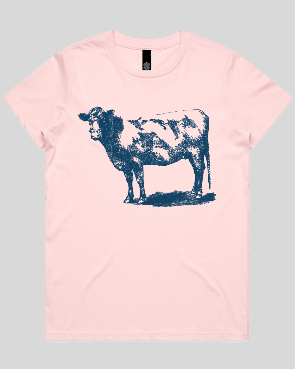 Vintage Farm Cow Women's T-Shirt