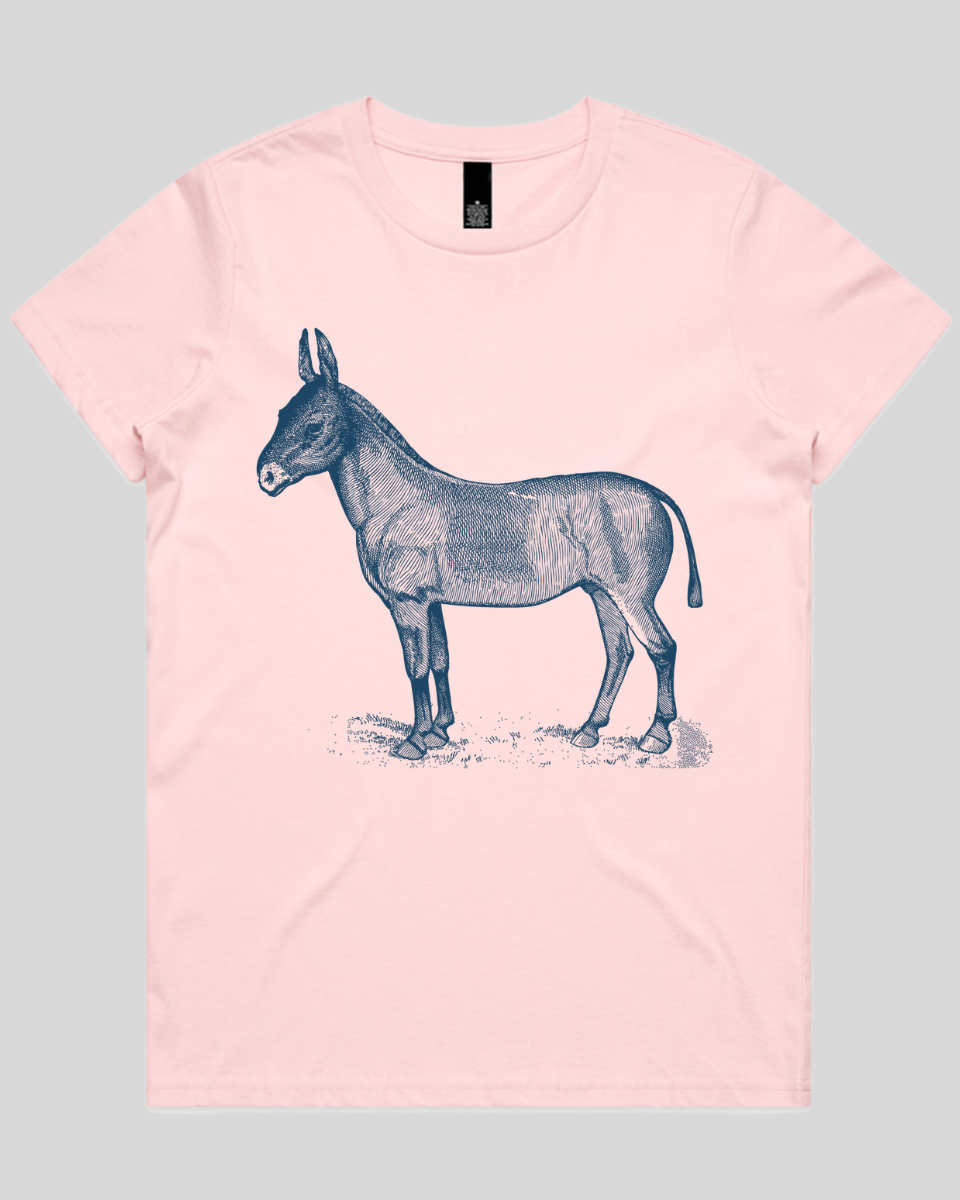 Donkey Drawing Women's T-Shirt