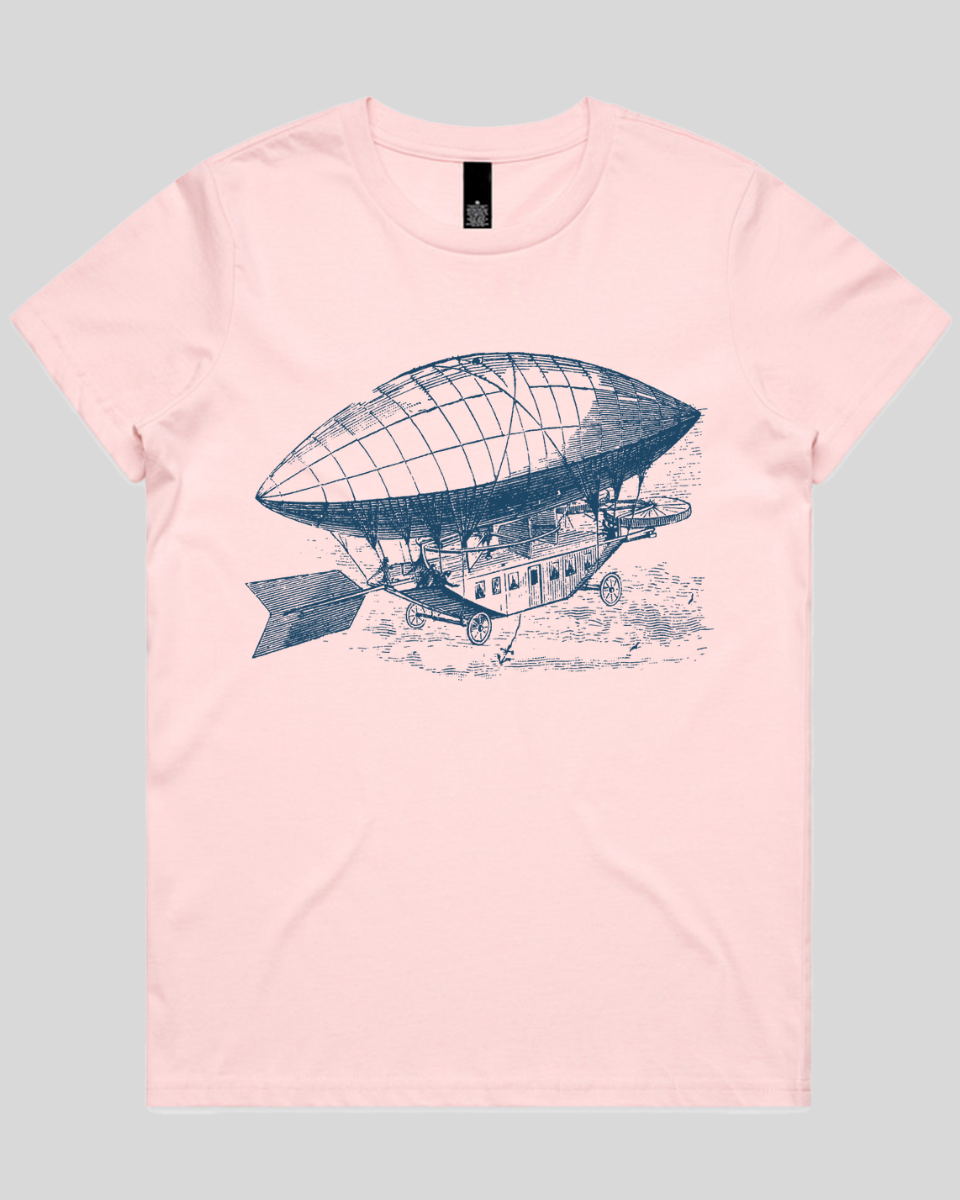 Old World Balloon Sketch Women's T-Shirt